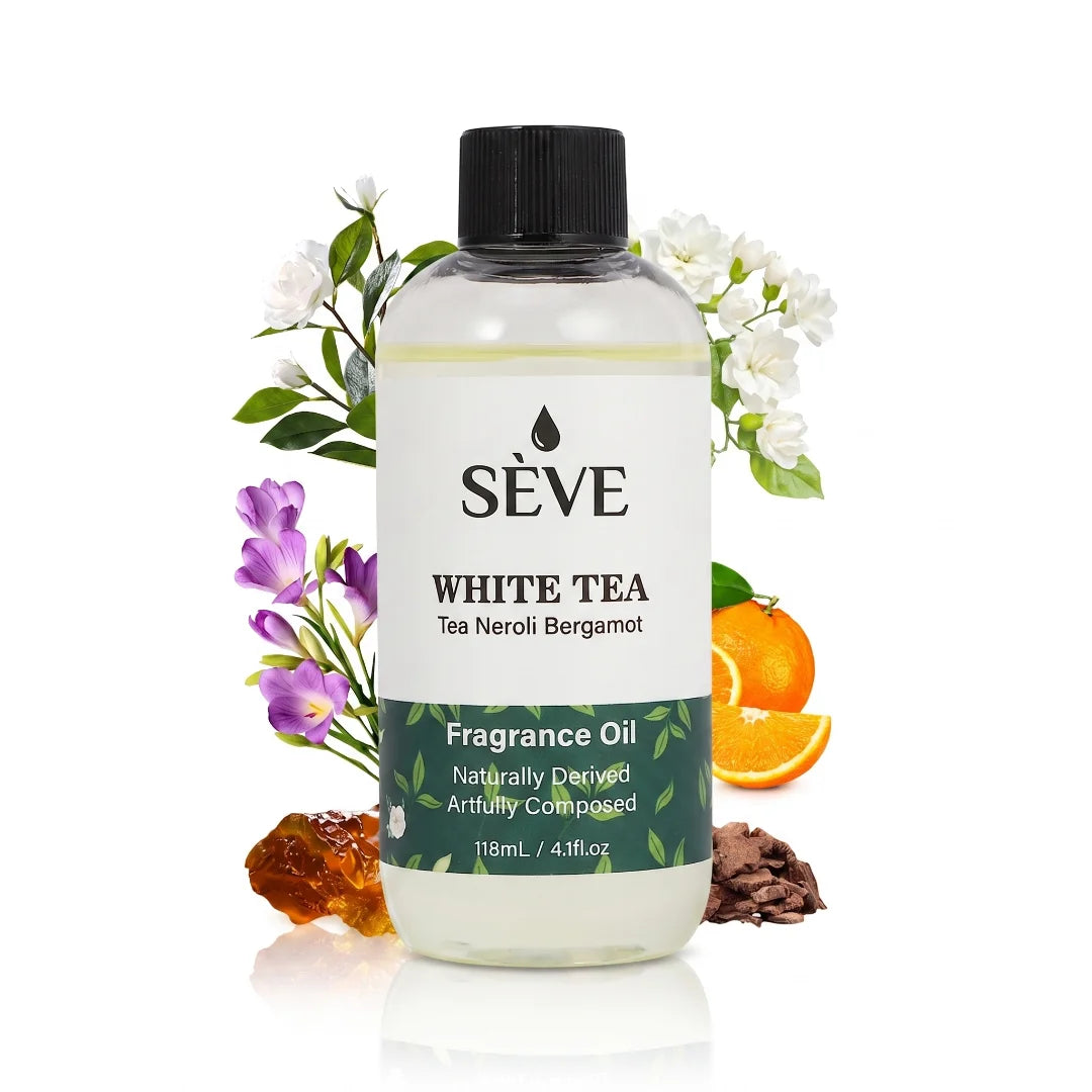 Recharge d’huile parfumée SÈVE — thé blanc, néroli, bergamote